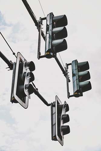 traffic light black and white traffic lights close-up photography grey